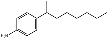 Benzenamine, 4-(1-methylheptyl)- Struktur