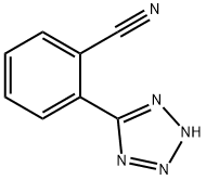 Benzonitrile, 2-(2H-tetrazol-5-yl)- Struktur