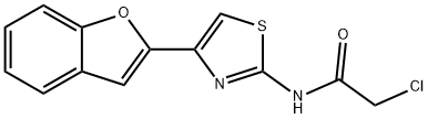 N-(4-(苯并呋喃-2-基)噻唑-2-基)-2-氯乙酰胺, 924129-01-1, 結(jié)構(gòu)式