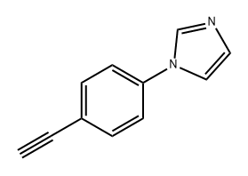 1-(4-乙炔基苯基)-1H-咪唑, 1123827-71-3, 結(jié)構(gòu)式
