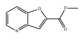 Furo[3,2-b]pyridine-2-carboxylic acid, methyl ester Struktur