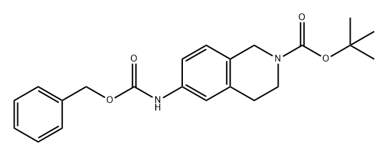 2(1H)-Isoquinolinecarboxylic acid, 3,4-dihydro-6-[[(phenylmethoxy)carbonyl]amino]-, 1,1-dimethylethyl ester