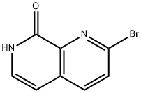 1,7-Naphthyridin-8(7H)-one, 2-bromo- Structure