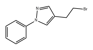 4-(2-溴乙基)-1-苯基-1H-吡唑, 1339901-18-6, 結(jié)構(gòu)式