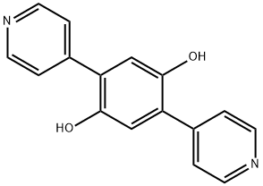 1,4-Benzenediol, 2,5-di-4-pyridinyl- Struktur