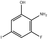 Phenol, 2-amino-3-fluoro-5-iodo- Structure