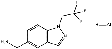 1-(2,2,2-三氟乙基)吲唑-5-基]甲胺鹽酸鹽, 2288708-90-5, 結(jié)構(gòu)式