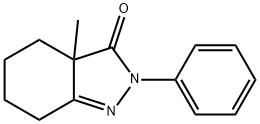 3a-Methyl-2-phenyl-4,5,6,7-tetrahydro-2H-indazol-3(3aH)-one Struktur