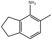 1H-Inden-4-amine, 2,3-dihydro-5-methyl- Struktur