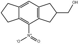 s-Indacene-2-methanol, 1,2,3,5,6,7-hexahydro-4-nitro- Struktur