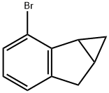 Cycloprop[a]indene, 2-bromo-1,1a,6,6a-tetrahydro- Struktur