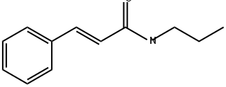 2-Propenamide, 3-phenyl-N-propyl-, (2E)- Struktur