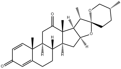 Spirosta-1,4-diene-3,12-dione, (25R)- (9CI)|