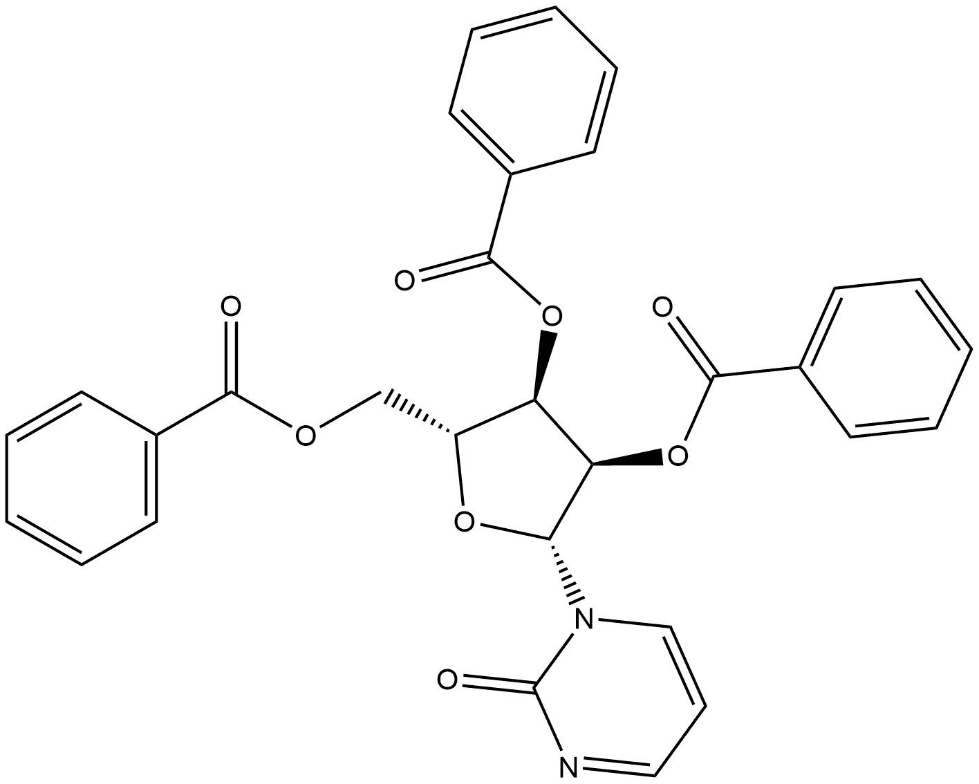 2(1H)-Pyrimidinone, 1-(2,3,5-tri-O-benzoyl-β-D-ribofuranosyl)-