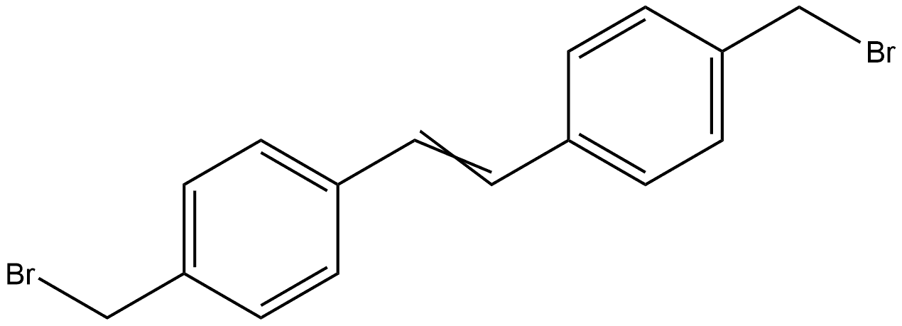 Benzene, 1,1'-(1Z)-1,2-ethenediylbis[4-(bromomethyl)- Struktur