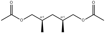 1,5-Pentanediol, 2,4-dimethyl-, 1,5-diacetate, (2R,4S)-rel- Struktur