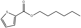 2-Thiophenecarboxylic acid hexyl ester Structure