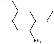 4-ethyl-2-methoxycyclohexan-1-amine Struktur