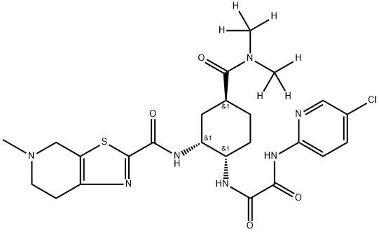 Edoxaban-d6 Struktur