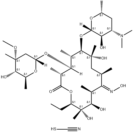 Erythromycin Impurity 3 Struktur