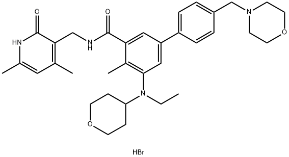 Tazemetostat hydrobromide Struktur