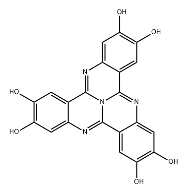 4A,14B-二氫-4B1,5,10,15-四氮萘并[1,2,3-GH]丁苯-2,3,7,8,12,13-己醇, 148494-98-8, 結(jié)構(gòu)式