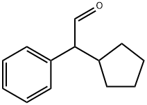 Benzeneacetaldehyde, α-cyclopentyl- Struktur