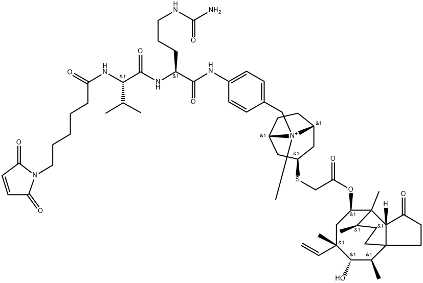 MC-VAL-CIT-PAB-RETAPAMULIN, 1639793-15-9, 結(jié)構(gòu)式