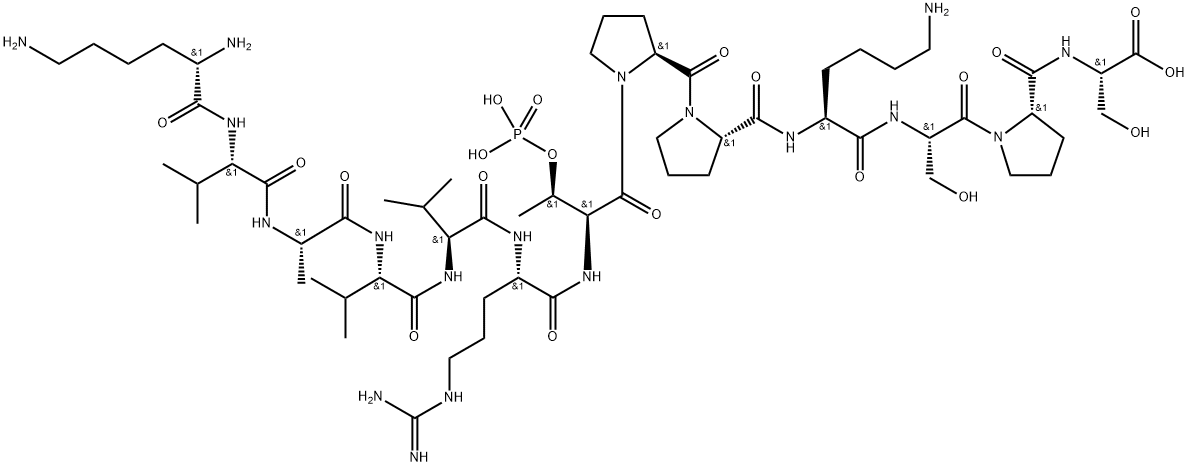 (THR(POH)231)-TAU PEPTIDE (225-237), 1670270-09-3, 結(jié)構(gòu)式
