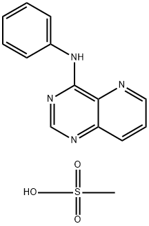 Pyrido[3,2-d]pyrimidin-4-amine, N-phenyl-, methanesulfonate (1:1)