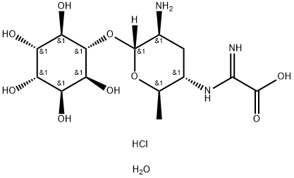 Kasugamycin (hydrochloride hydrate) Struktur