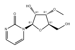 3'-O-Methyl-4-deoxyuridine Struktur