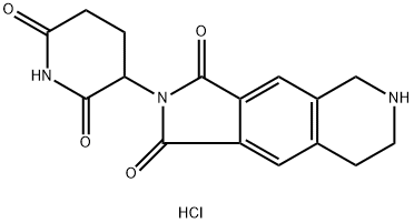 1H-Pyrrolo[3,4-g]isoquinoline-1,3(2H)-dione, 2-(2,6-dioxo-3-piperidinyl)-5,6,7,8-tetrahydro-, hydrochloride (1:1)|2-(2,6-二氧代哌啶-3-基)-5,6,7,8-四氫1H-吡咯并[3,4-G]異喹啉-1,3(2H)-二酮鹽酸鹽
