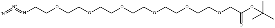 AZIDO-PEG6-CH2CO2TBU, 297162-49-3, 結(jié)構(gòu)式