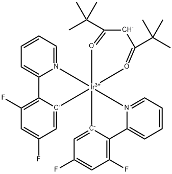 BIS[3,5-DIFLUORO-2-(2-PYRIDINYL-ΚN)PHENYL-ΚC](2,2,6,6-TETRAMETHYL-3,5-HEPTANEDIONATO-ΚO,ΚO