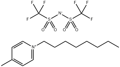 N-辛基 -4-甲基吡啶雙三氟甲磺酰亞胺鹽, 712355-04-9, 結(jié)構(gòu)式