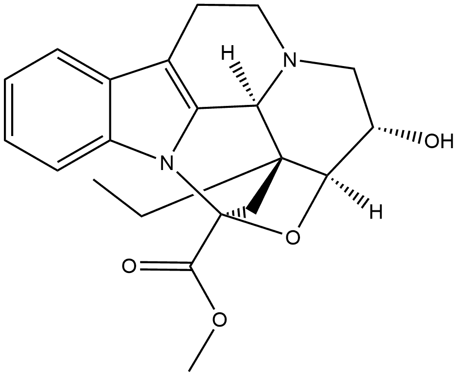 化合物 VINCAPUSINE, 80248-97-1, 結(jié)構(gòu)式