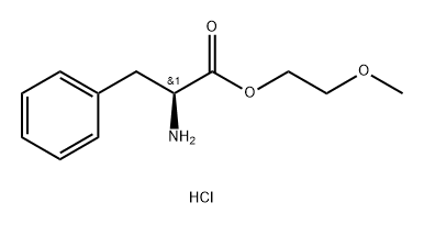L-苯丙氨酸2-甲氧基乙酯鹽酸鹽, 86150-37-0, 結(jié)構(gòu)式