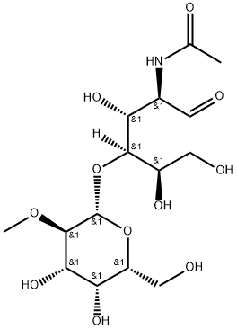 N-acetyl-2'-O-methyllactosamine Structure