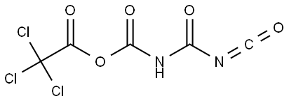 Acetic acid, 2,2,2-trichloro-, anhydride with dicarbamisocyanatecarbamisocyanate