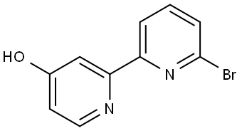 6-Bromo-4'-hydroxy-2,2'-bipyridine Struktur