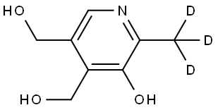Pyridoxine-d3 Struktur