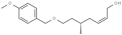 (2Z,5S)-7-[(4-METHOXYBENZYL)OXY]-5-METHYL-2-HEPTEN-1-OL Struktur