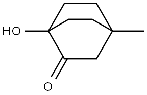 1-HYDROXY-4-METHYLBICYCLO[2.2.2]OCTAN-2-ONE Structure