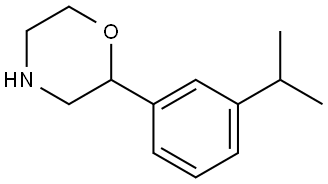2-(3-isopropylphenyl)morpholine Struktur