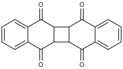 Dibenzo[b,h]biphenylene-5,6,11,12-tetrone, 5a,5b,11a,11b-tetrahydro- Struktur