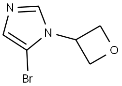 5-bromo-1-(oxetan-3-yl)-1H-imidazole Structure