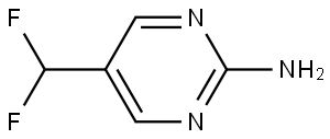 5-(Difluoromethyl)pyrimidin-2-amine Struktur