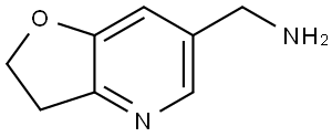 (2,3-Dihydrofuro[3,2-b]pyridin-6-yl)methanamine Struktur