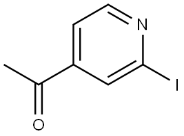 1-(2-Iodopyridin-4-yl)ethan-1-one Struktur